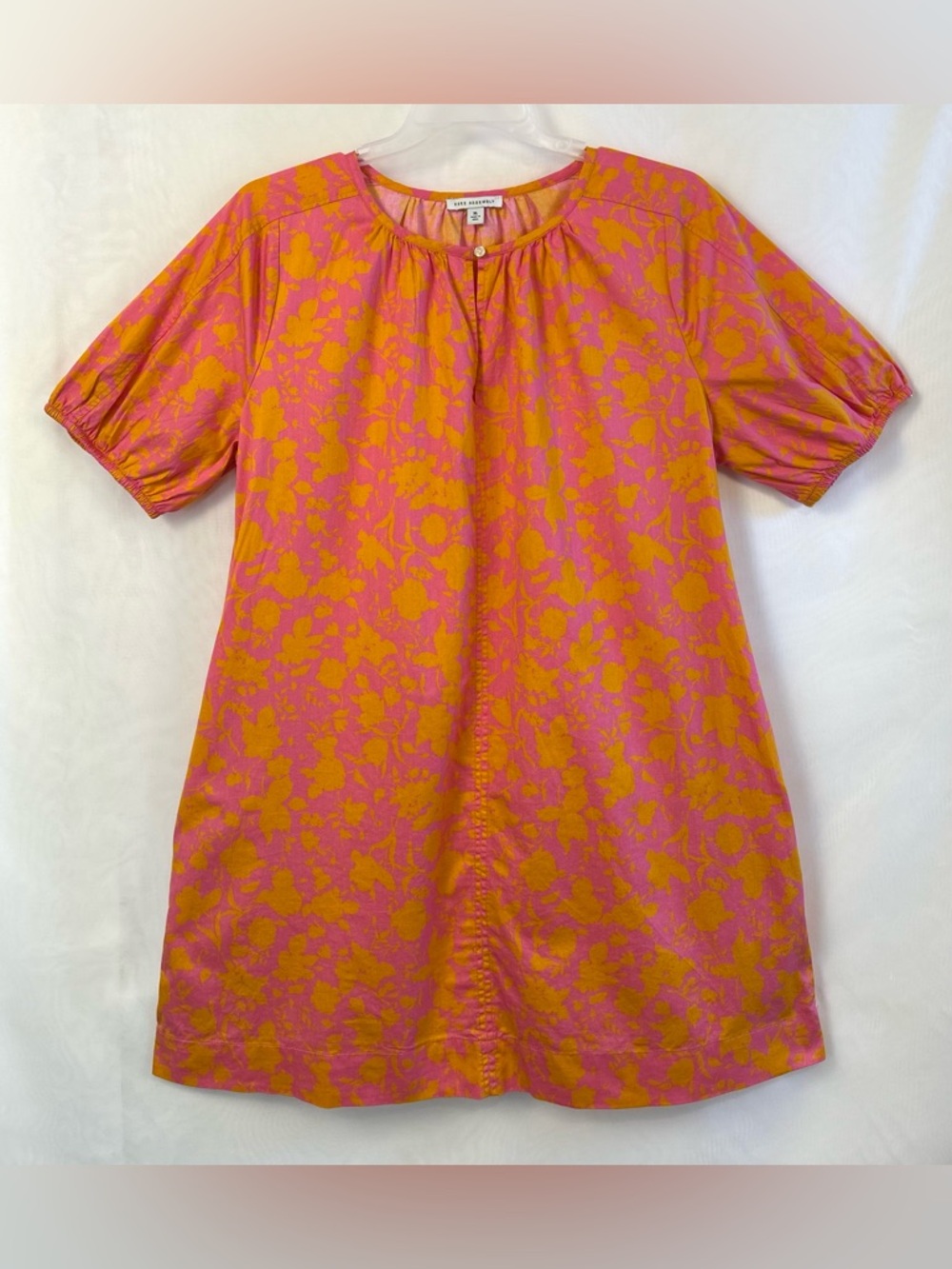 Free Assembly Women’s Colorful Short 100% Cotton Shift Dress / XL